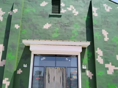 船营地面数码迷彩漆施工注意事项
